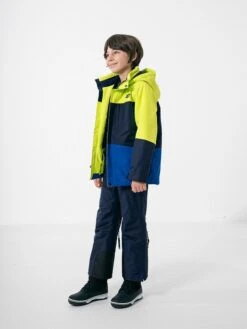 4F Ski-/ Snowboardjacke In Blau/ Gelb -StilHaus Herren 4f ski snowboardjacke in blau gelb 3