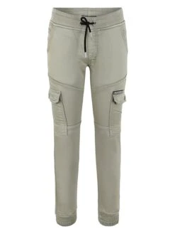 Blue Effect Hose In Khaki