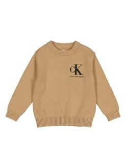 Calvin Klein Pullover In Beige