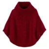 Carter's™ Poncho In Rot 2 Carter's™ Poncho In Rot -StilHaus Herren carters poncho in rot