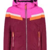 CMP Ski-/ Snowboardjacke In Pink/ Bordeaux -StilHaus Herren cmp ski snowboardjacke in pink bordeaux