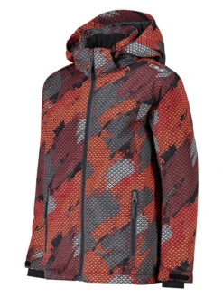 CMP Ski-/ Snowboardjacke In Rot/ Dunkelgrau