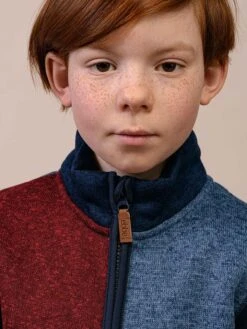 Fleecejacke "Mossa" In Dunkelblau/ Blau/ Bordeaux -StilHaus Herren ebbe fleecejacke mossa in dunkelblau blau bordeaux 2