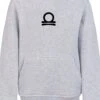 F4NT4STIC Hoodie Libra Waage Sternzeichen In Grau Meliert