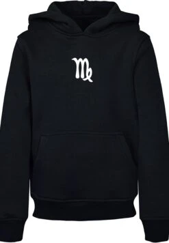 F4NT4STIC Hoodie Virgo Jungfrau Sternzeichen In Schwarz