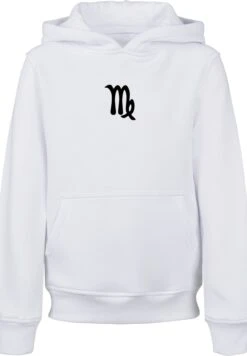 F4NT4STIC Hoodie Virgo Jungfrau Sternzeichen In Weiß