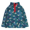 Frugi Fleecepullover "Springtime Geese" In Blau -StilHaus Herren frugi fleecepullover springtime geese in blau