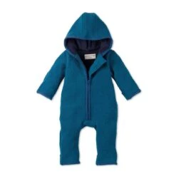 Wollwalk Overall In Petrolblau