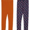 2er-Set: Leggings In Dunkelblau/ Orange 2 2er-Set: Leggings In Dunkelblau/ Orange -StilHaus Herren lamino 2er set leggings in dunkelblau orange