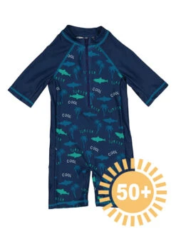 Badeoverall In Dunkelblau