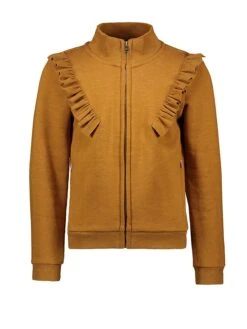 Sweatjacke In Hellbraun