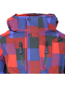 Softshelljacke In Rot/ Blau -StilHaus Herren peak mountain softshelljacke in rot blau 3