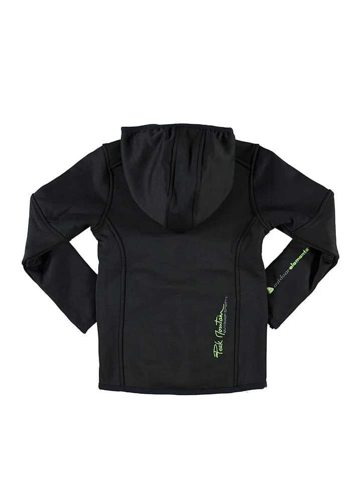 Softshelljacke In Schwarz/ Grün 4 Softshelljacke In Schwarz/ Grün – Bild 2