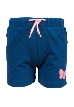 Shorts Shorts Sequins Butterfly In Ink Blue