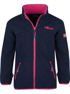 TROLLKIDS 3in1-Funktionsjacke "Bryggen" In Dunkelblau/ Pink -StilHaus Herren trollkids 3in1 funktionsjacke bryggen in dunkelblau pink 3