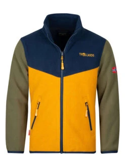 TROLLKIDS 3in1-Funktionsjacke "Bryggen" In Gelb/ Khaki 9 TROLLKIDS 3in1-Funktionsjacke "Bryggen" In Gelb/ Khaki -StilHaus Herren trollkids 3in1 funktionsjacke bryggen in gelb khaki 3