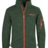 TROLLKIDS Fleece-Jacke "Jondalen" In Waldgrün/Orange 1 TROLLKIDS Fleece-Jacke "Jondalen" In Waldgrün/Orange -StilHaus Herren trollkids fleece jacke jondalen in waldgrun orange