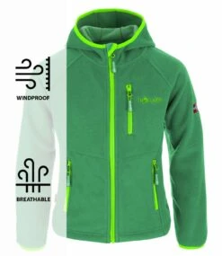 TROLLKIDS Fleece-Jacke Mit Kapuze "Stavanger" In Dunkelgrün / Hellgrün -StilHaus Herren trollkids fleece jacke mit kapuze stavanger in dunkelgrun hellgrun 2