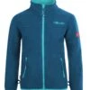 TROLLKIDS Fleece Jacke "Oppdal XT" In Mitternachtsblau / Minze Dunkel -StilHaus Herren trollkids fleece jacke oppdal xt in mitternachtsblau minze dunkel