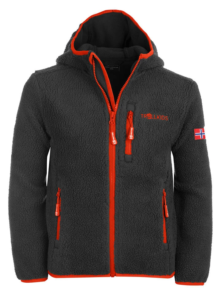 TROLLKIDS Fleecejacke "Mandal" In Anthrazit 3 TROLLKIDS Fleecejacke "Mandal" In Anthrazit