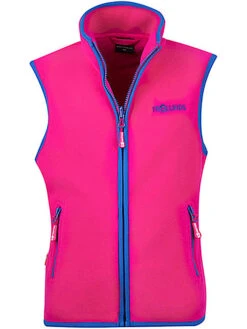 TROLLKIDS Fleeceweste "Arendal" In Pink/ Blau