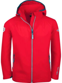 TROLLKIDS Funktionsjacke "Kvalvika" In Rot