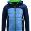 TROLLKIDS Hybrid Softshell Jacke "Lysefjord" In Marineblau / Grün -StilHaus Herren trollkids hybrid softshell jacke lysefjord in marineblau grun