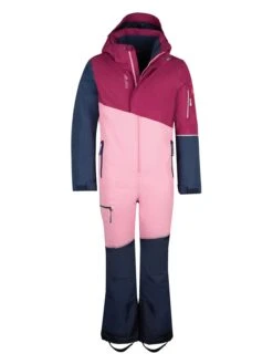 TROLLKIDS Schneeanzug "Hallingdal" In Pink/ Rosa/ Dunkelblau