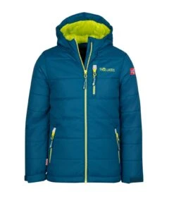 TROLLKIDS Skijacke / Winterjacke "Hemsedal" In Petrolblau/Lime