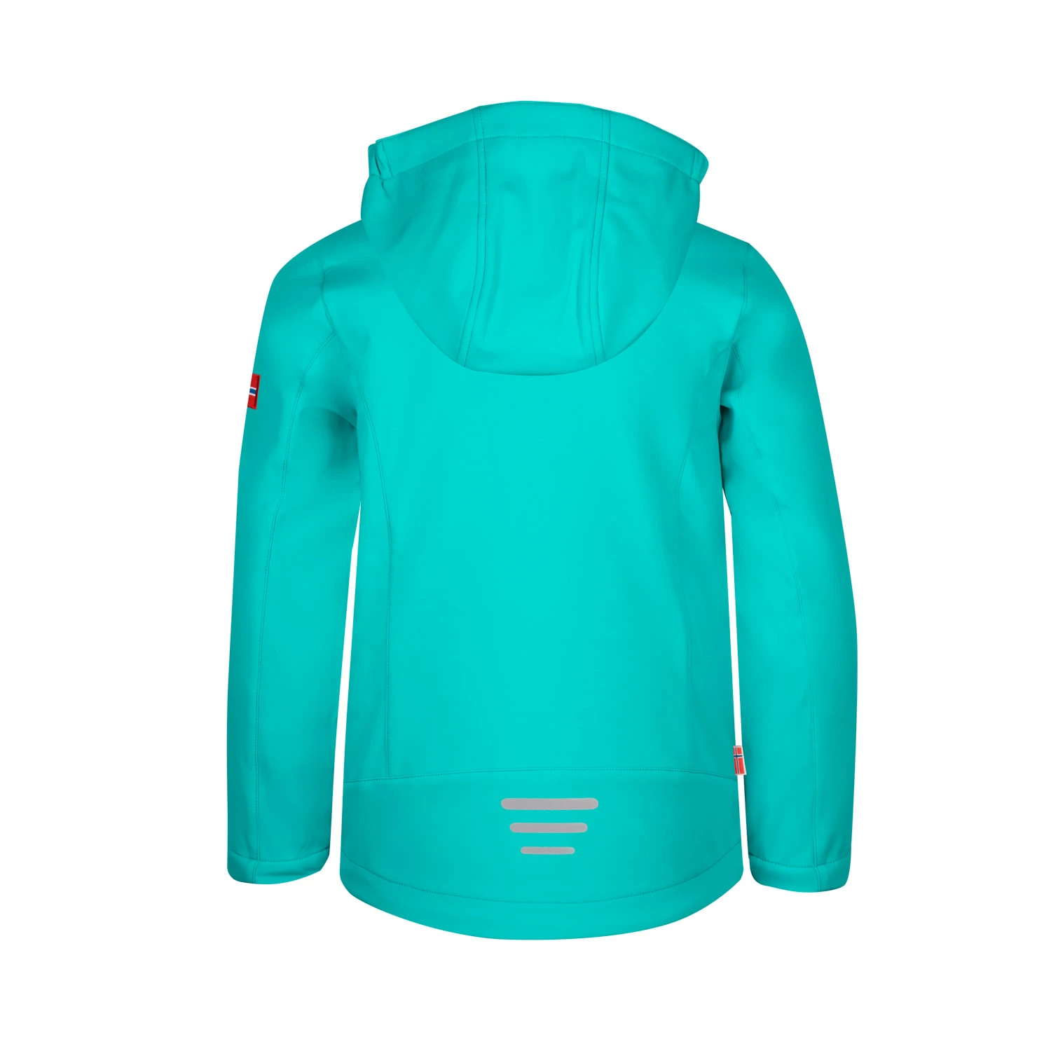 TROLLKIDS Softshell Jacke "Preikestolen" In Blaugrün/Hellorange 4 TROLLKIDS Softshell Jacke "Preikestolen" In Blaugrün/Hellorange – Bild 2