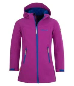 TROLLKIDS Softshell Mantel "Lillesand" In Fuchsia / Blau