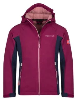 TROLLKIDS Softshelljacke "Kristiansand" In Lila
