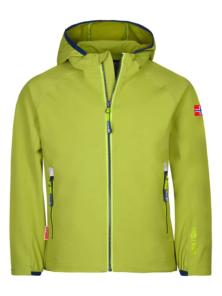 TROLLKIDS Softshelljacke "Kvalvika" In Grün 3 TROLLKIDS Softshelljacke "Kvalvika" In Grün