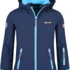TROLLKIDS Softshelljacke "Oslofjord" In Dunkelblau/ Hellblau -StilHaus Herren trollkids softshelljacke oslofjord in dunkelblau hellblau