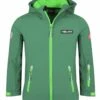 TROLLKIDS Softshelljacke "Oslofjord" In Dunkelgrün / Hellgrün -StilHaus Herren trollkids softshelljacke oslofjord in dunkelgrun hellgrun