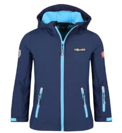TROLLKIDS Softshelljacke "Oslofjord" In Marineblau / Mittelblau