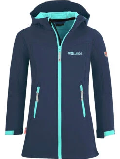 TROLLKIDS Softshellmantel "Lillesand" In Dunkelblau