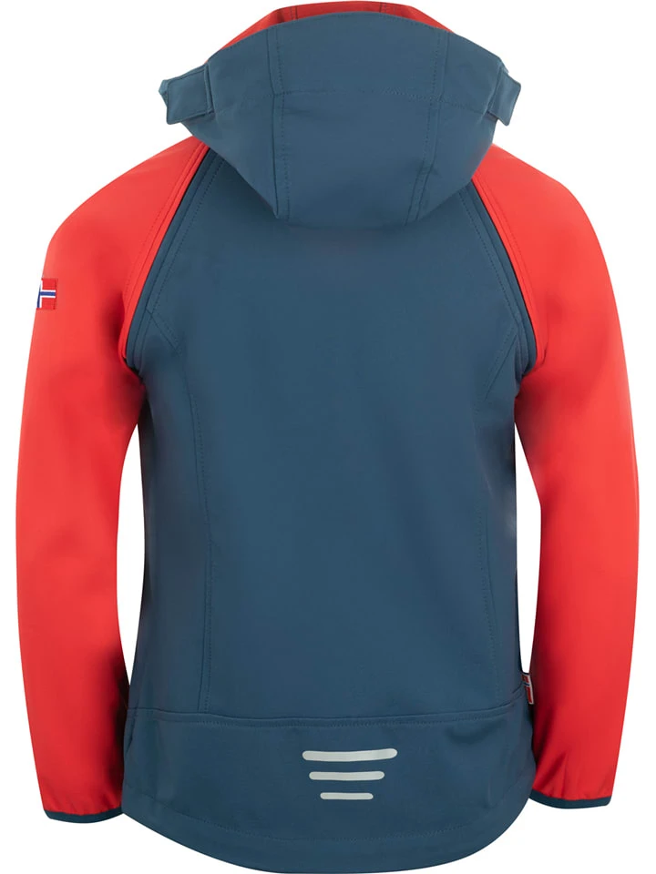 TROLLKIDS Zipp-Off-Softshelljacke "Rondane XT" In Dunkelblau/ Rot 4 TROLLKIDS Zipp-Off-Softshelljacke "Rondane XT" In Dunkelblau/ Rot – Bild 2