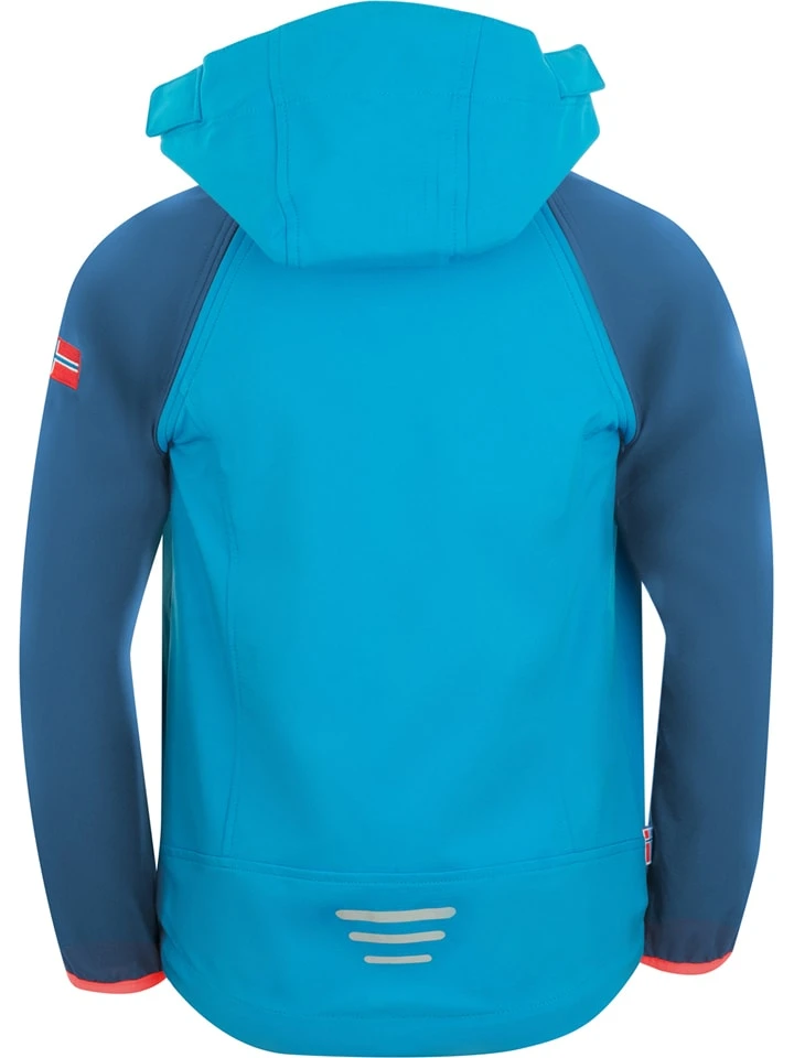 TROLLKIDS Zipp-Off-Softshelljacke "Rondane XT" In Neonblau 4 TROLLKIDS Zipp-Off-Softshelljacke "Rondane XT" In Neonblau – Bild 2